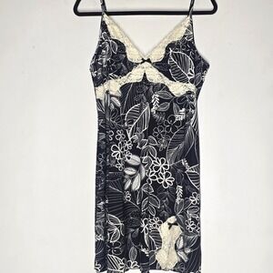 Womens Lace Babydoll Fairy Grunge Slip Dress Size L Coquette Whimsigoth